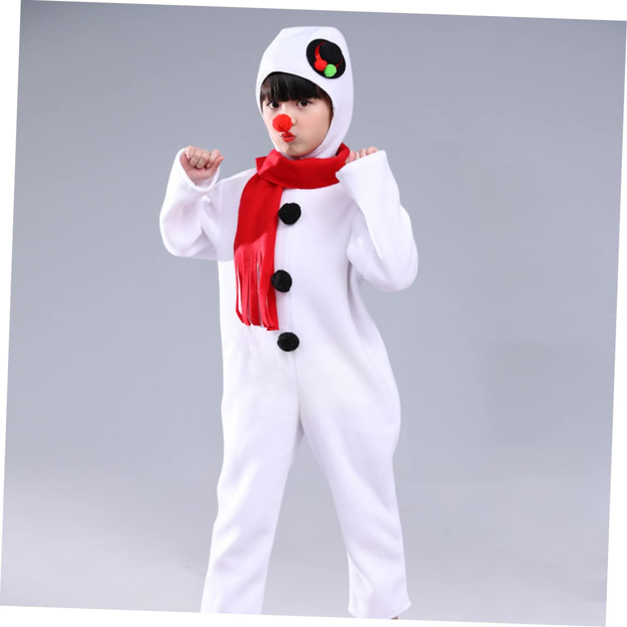 Costumi Pigiama Para Niños Vestito Bambini Pupazzo Di Neve Costume Pupazzo Di Neve Costume Kit Bambini Costume Di Natale Bianco Bambini Costume Set Festival Costume Set Pupazzo Di