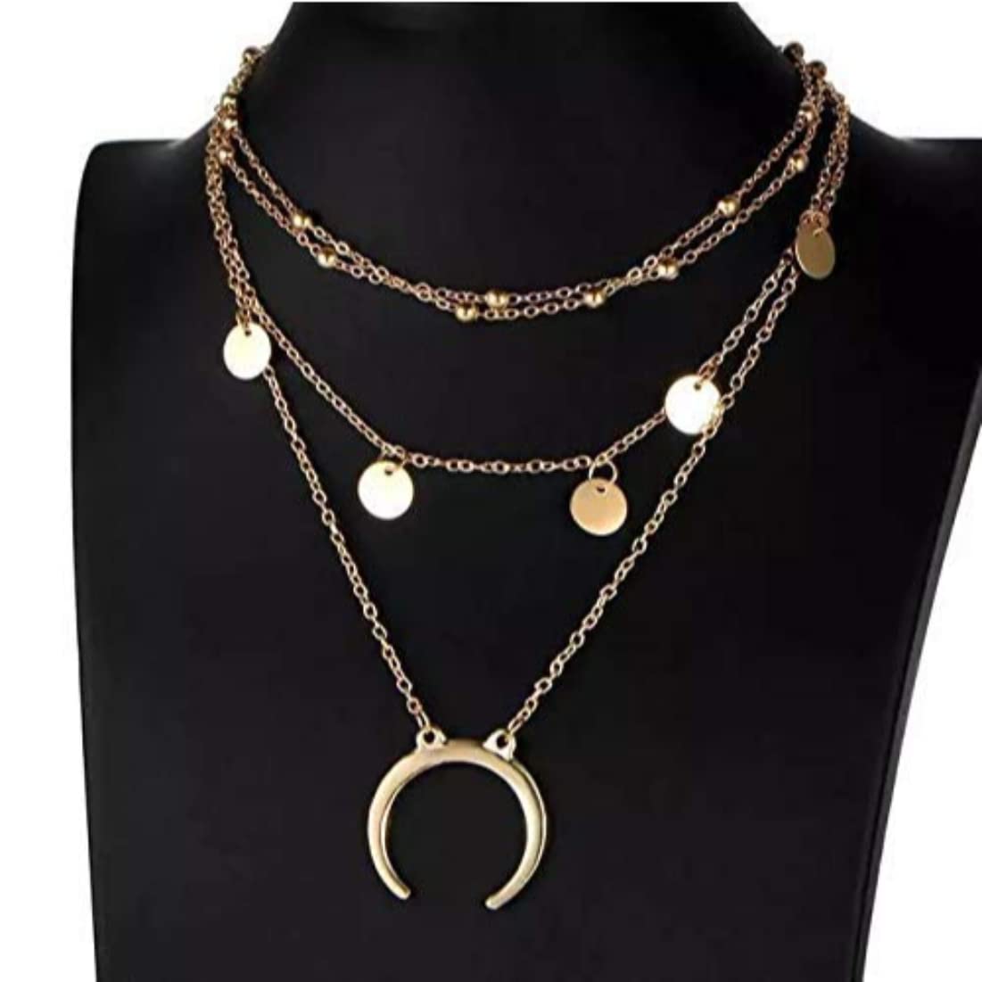 Plated Necklace and Earrings Combo Set for Women, Style 8