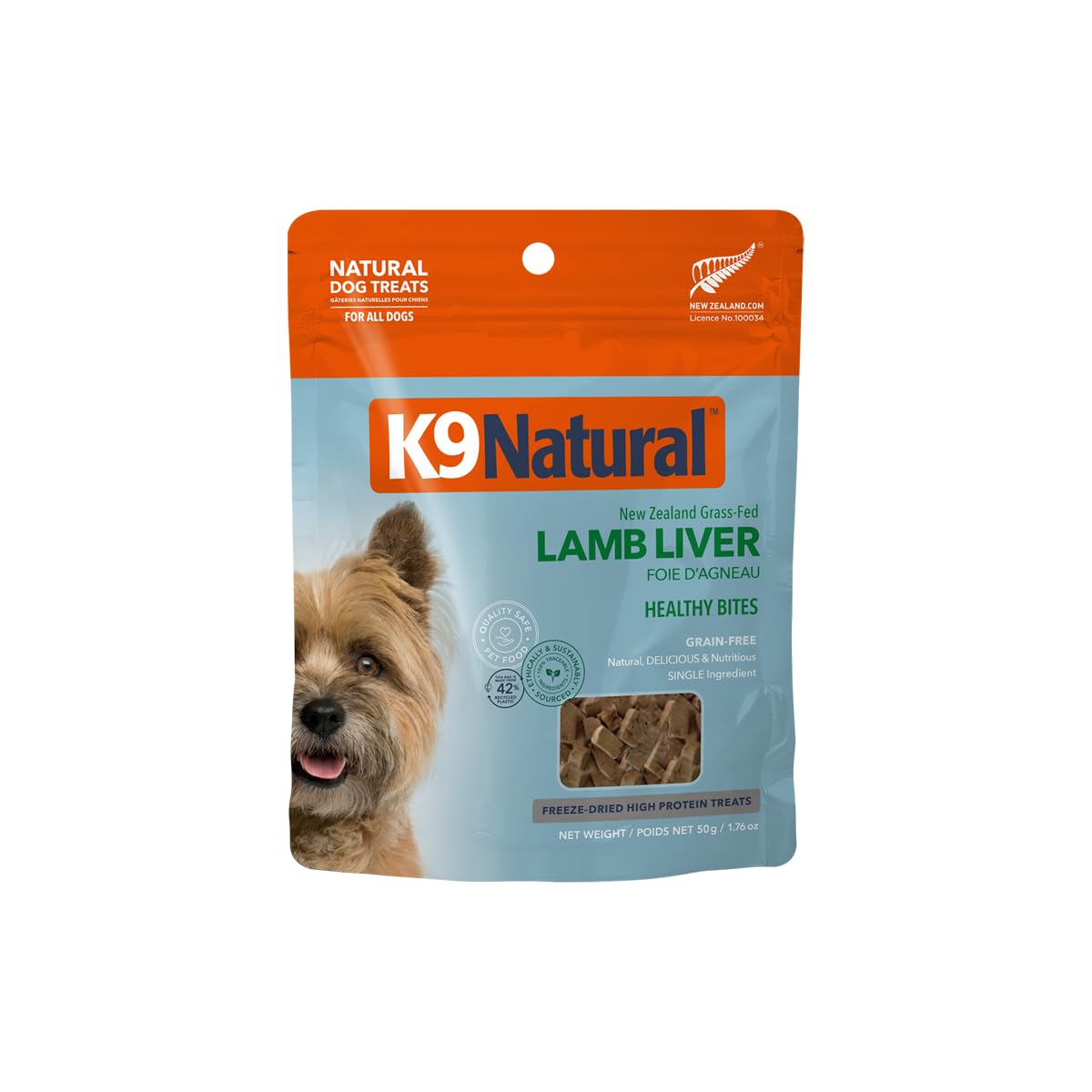 Amazon.co.jp: K9 Natural フリーズドライ ラム・レバー 50g -犬用