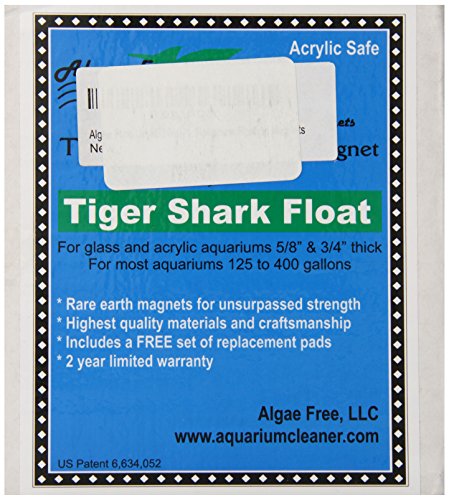 AlgaeFree Tigershark Plus Floating Aquarium Cleaner Magnet