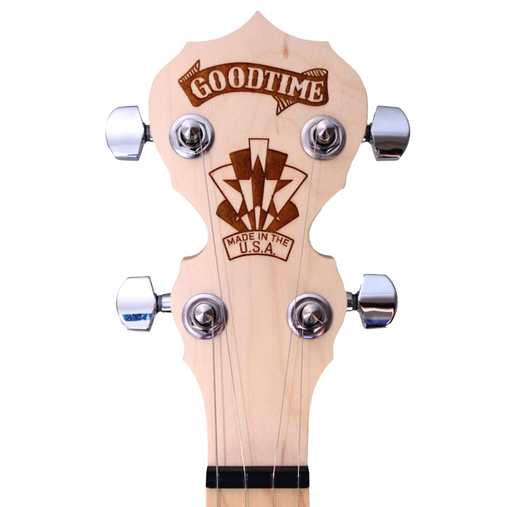 Deering Goodtime Two Deco 5-String Banjo - Best Beginner Bluegrass Banjo | Made In U.S.A. - Image 3