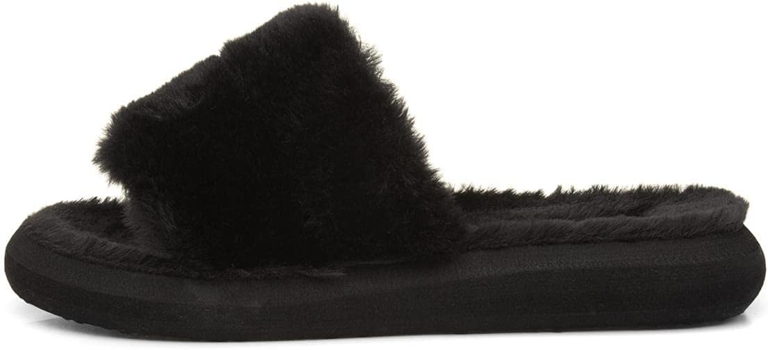 Rocket Dog Womens/Ladies Stratus Winette Faux Fur Slippers (9) (Black)