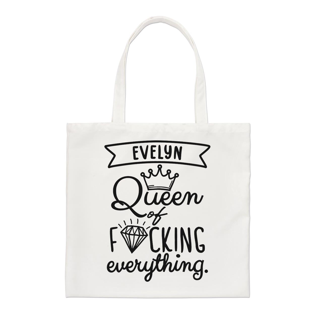 Personalised Queen Of F-king Everything Regular Tote Bag