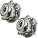TRQ Front Wheel Hub Bearings Assembly Set Compatible with 2008-2021 Toyota Sequoia 2007-2021 Tundra