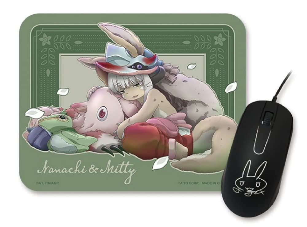 メイドインアビス 光るマウス&マウスパッド　ナナチ ミーティ Amazon.co.jp: メイドインアビス 光るマウス&マウスパッドセット