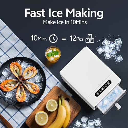 Máquina de hielo portátil para uso doméstico 1.5L miniatura 3