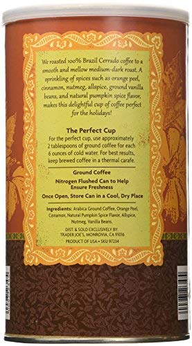Trader Joes Pumpkin Spice Coffee 