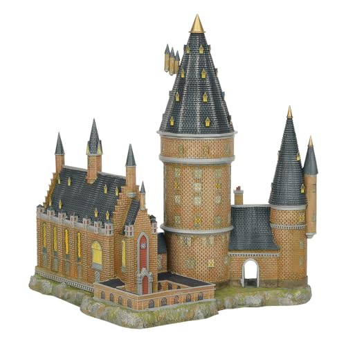 Image of Department56 Harry Potter Village Hogwarts Hall and Tower Lit Building, 13.07 inch, Multicolor