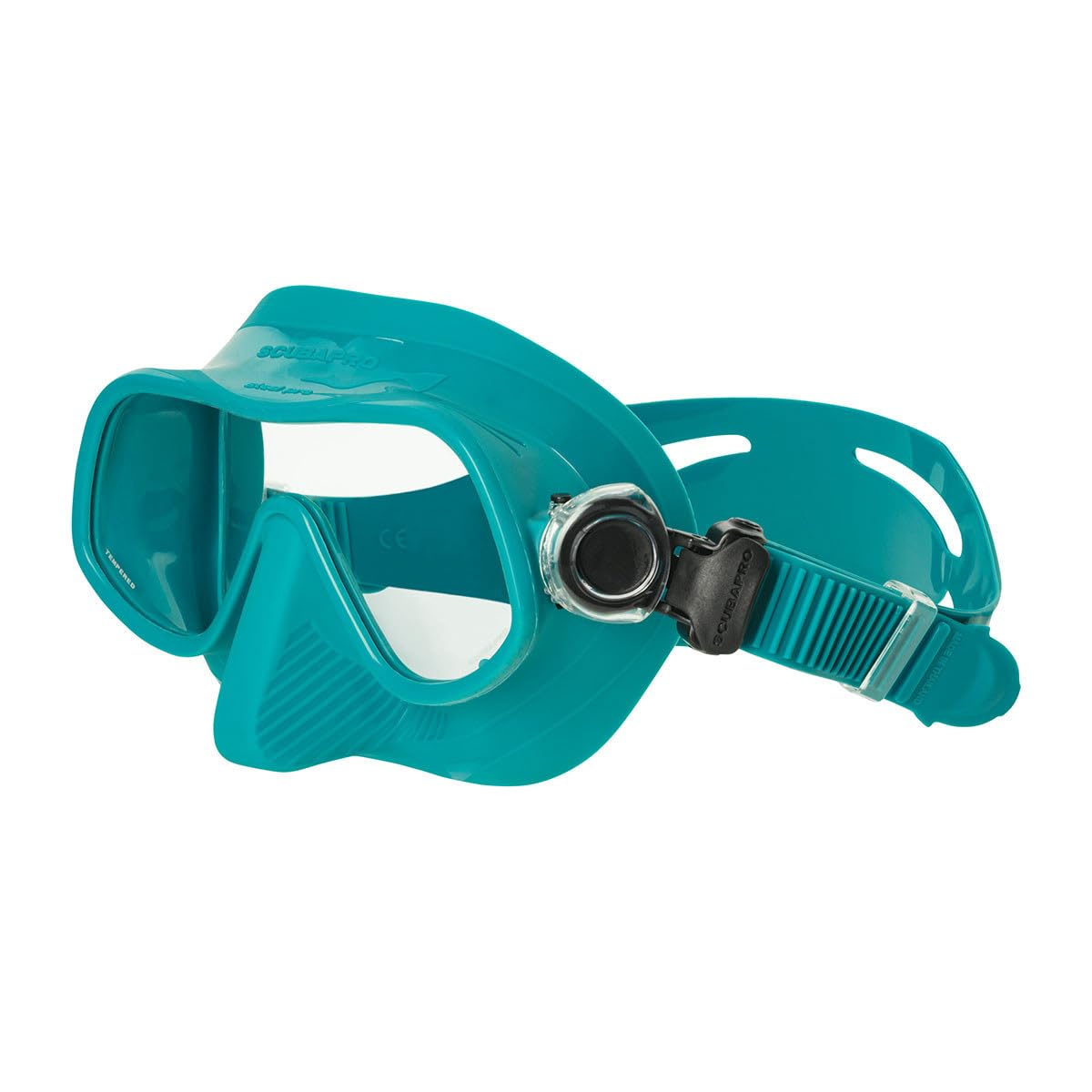 Máscara ScubaPro Steel Comp de apnea con lentes de vidrio templado negro 7