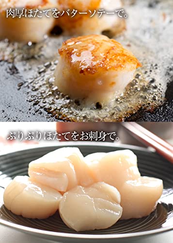 おさかな問屋 魚奏 北海道産 生ほたて 大粒 1kg 訳あり 貝柱 不揃い品 の商品画像 4
