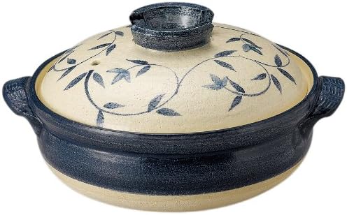 1-2 person zaffer arabesque 13-13684 Banko ware earthenware pot (pot) No. 7 (Japan import / The package and the manual are written in Japanese)