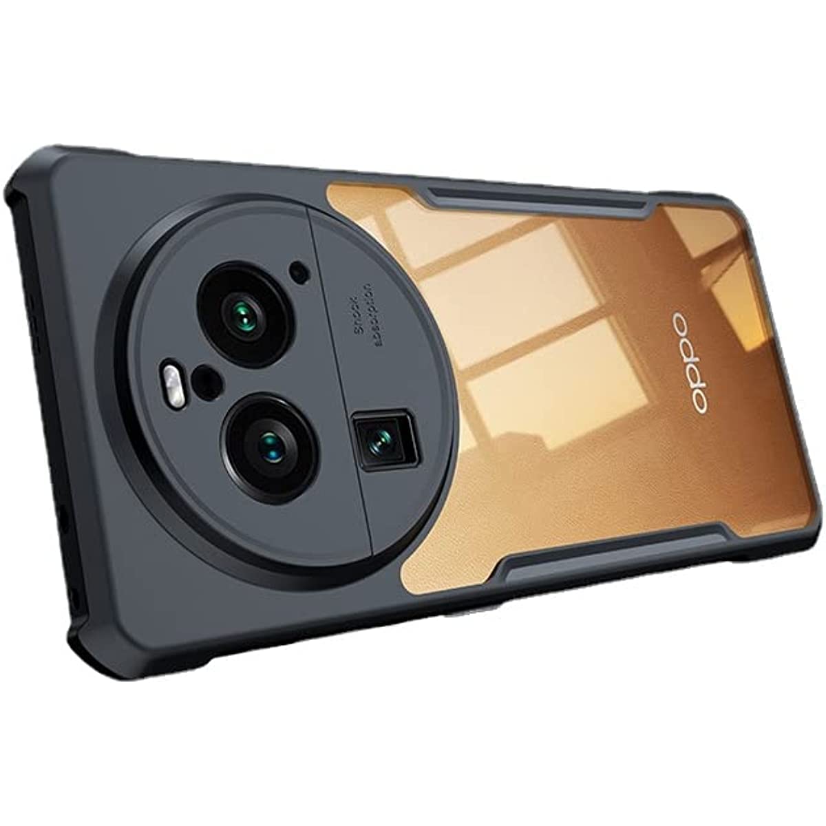 Generic Case for OPPO Find X6 Pro 5G with Integrated Camera Cover, [Military Grade Drop Tested] Slim Clear Back with Shockproof Soft TPU Bumper for OPPO Find X6 Pro