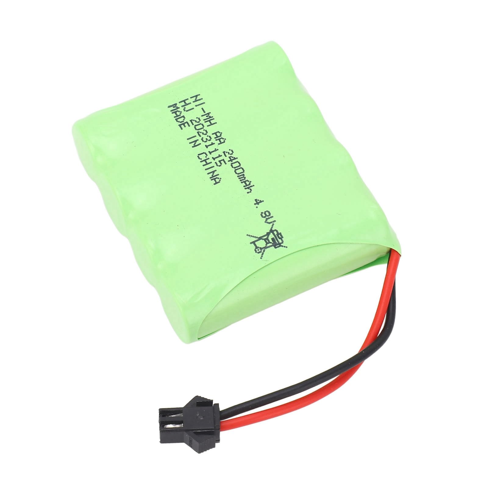 Batterie Nimh RC Légère 4.8V 2400mAh, pour Voiture SHARKOOL 1/16 RC, Longue Durée de Vie pour Les Amateurs