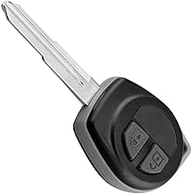 OcioDual 2 Button Key Shell Compatible with Suzuki Vitara Swift Ignis SX4 Liana Alto, Remote Control Case, Car Key Replacement Key, Key Case Cover Key Box Case