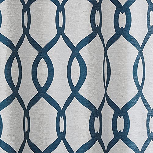 EXCLUSIVE HOME Kochi Light Filtering Linen Blend Grommet Top Curtain Panel Pair, 54"x84", Teal by Exclusive Home - Image 2
