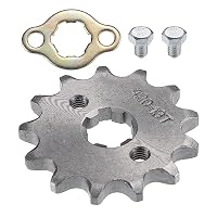 QUARKZMAN 420 Stil 13T Zähne 17mm Innendurchm. Motor Vorderrad Ritzel Set für Motorräder