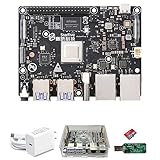 youyeetoo VisionFive2 RISC-V Single Board Computer, Quad Core, 8GB with WiFi dongle, StarFive JH7110 with 3D GPU, Dual Ethernet Port with 2 x 1Gbit, for IOT/AI (Kit 8, Version v1.3B)