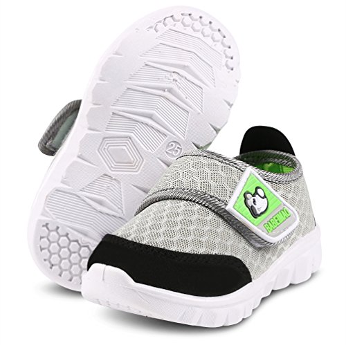 Dadawen Baby Boys Girls Shoes Breathable Mesh Sneakers Cute Casual Lightweight Non-Slip Walking Shoes 4 5 6 7 8 9 10 Toddler Gray Us Size 4 M Toddler #TOP6