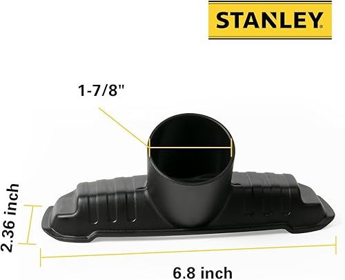 Miniatura 2 de Stanley 19-1300 - Boquilla universal para aspiradoras húmedas y secas con una manguera de 1-78 pulgadas, color negro
