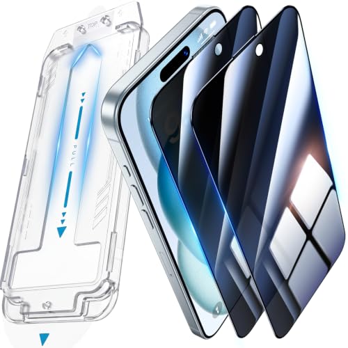 Film Protection iPhone 15/16 Anti Espion UniqueMe - Protégez Votre Écran dans les Transports
