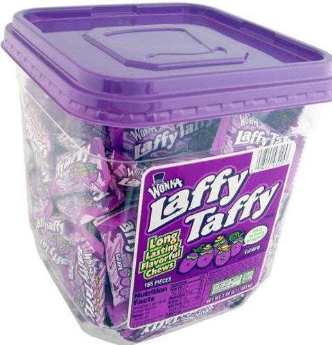 Laffy Taffy 145Ct. Tub - Grape By Wonka #TOP24