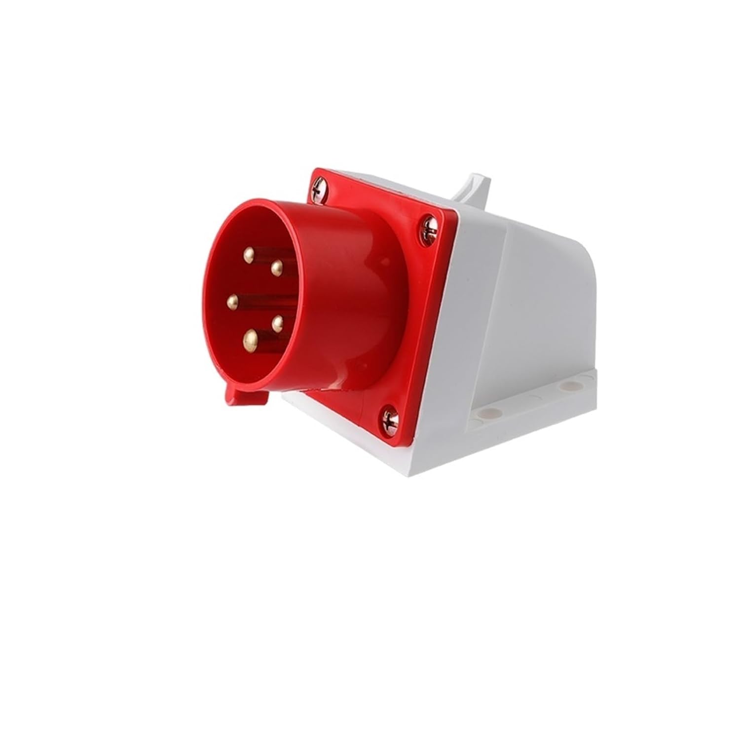 Waterproof Industrial Plug and Socket Connector Male and Female 3 cores 4 5 Holes 16A/32A Reverse(5 Core 32a Surface Mounted)