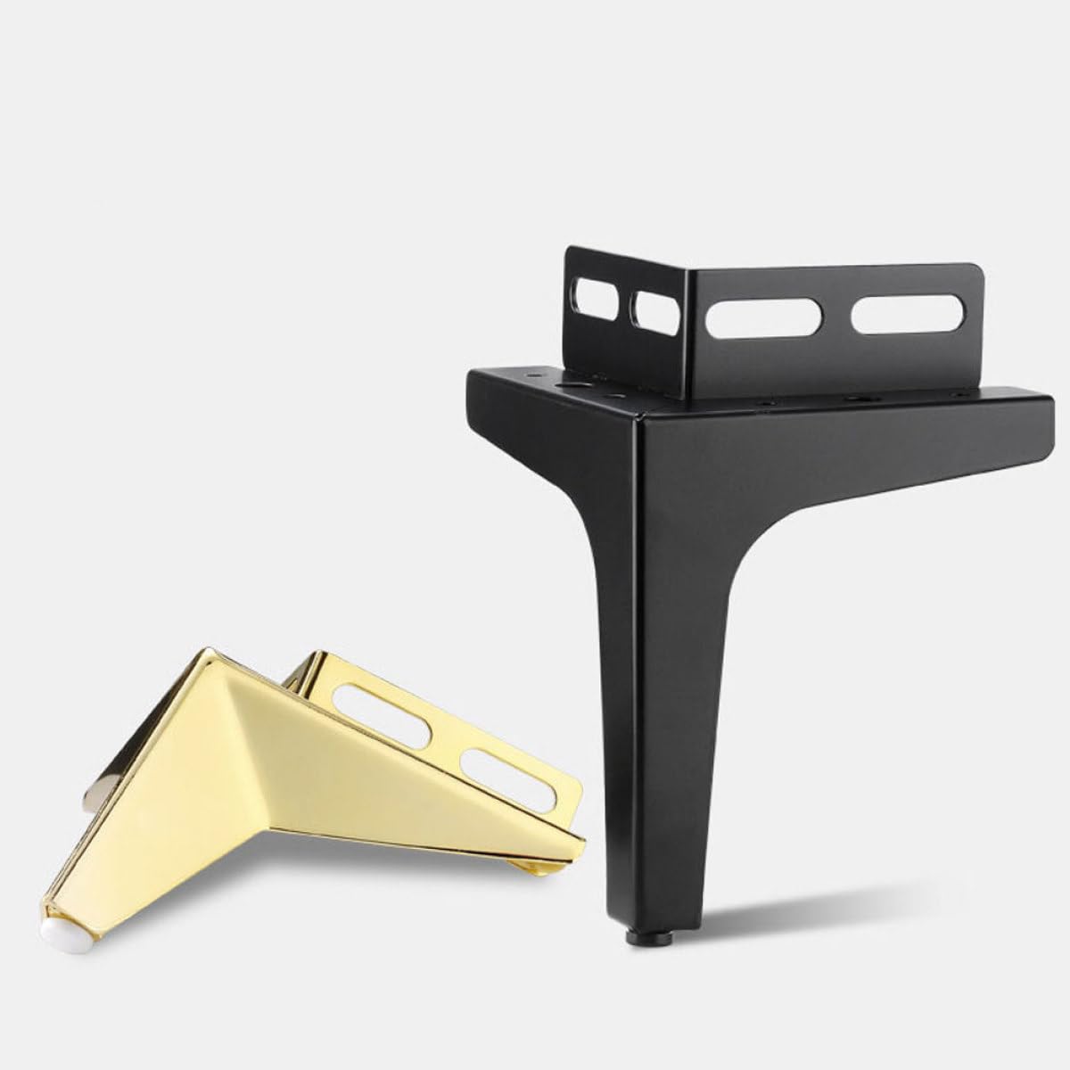 Levemolo 4 Piedini per Mobili Alta Capacità di Oro in Laminato a Freddo Resistenti All’umidità per e Divani