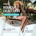 SUNATORIA Foot Peeling Mask (2 Pack) – Exfoliating Foot Mask for Dry Cracked Feet & Calluses – Baby Soft Touch Foot Peel Mask with Aloe Vera – Peeling Socks for Men & Women - Image 2
