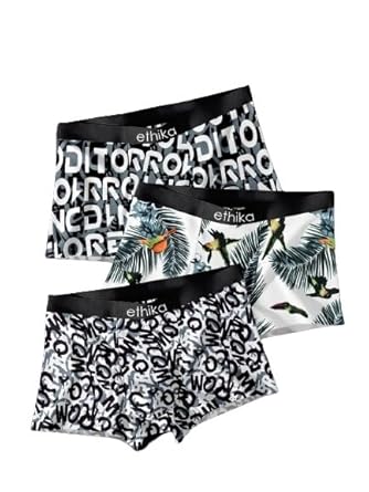 Ethika Men’s Underwear Anti Bacterial Airsoft Trunk | Men Regular Fit Underwear |Imported Nylon Fabric | Ultra-Comfortable for Everyday Wear | Multicolor Pack of 3