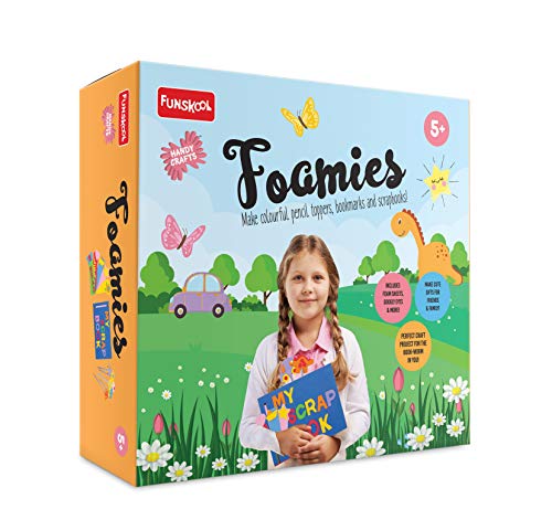 Funskool - Handycrafts - Foamies, Make Cute and Personalised Gifts, 5 Years +, Art and Craft Kit, 10 Pieces, Multicolor (B07Q128KQQ) Amazon Price History, Amazon Price Tracker