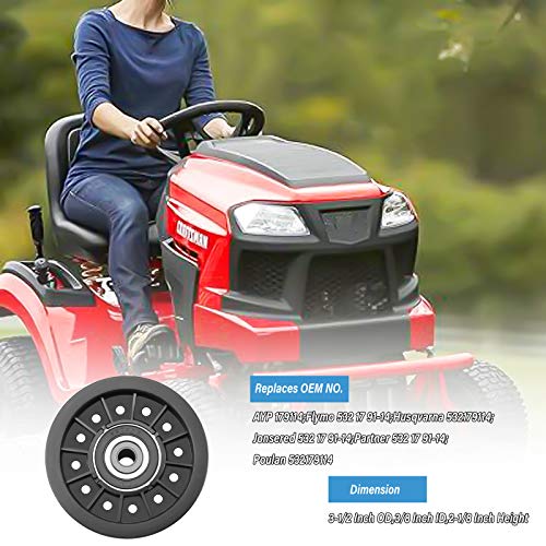 12644 Idler Pulley by Primeswift Compatible with AYP/Craftsman/Husqvarna/Poulan 179114,532179114