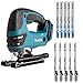 Price comparison product image Makita DJV180Z 18V LXT Cordless Jigsaw with 5 x Bosch Jigsaw Blades for Wood & 5 x Bosch Jigsaw Blades for Metal