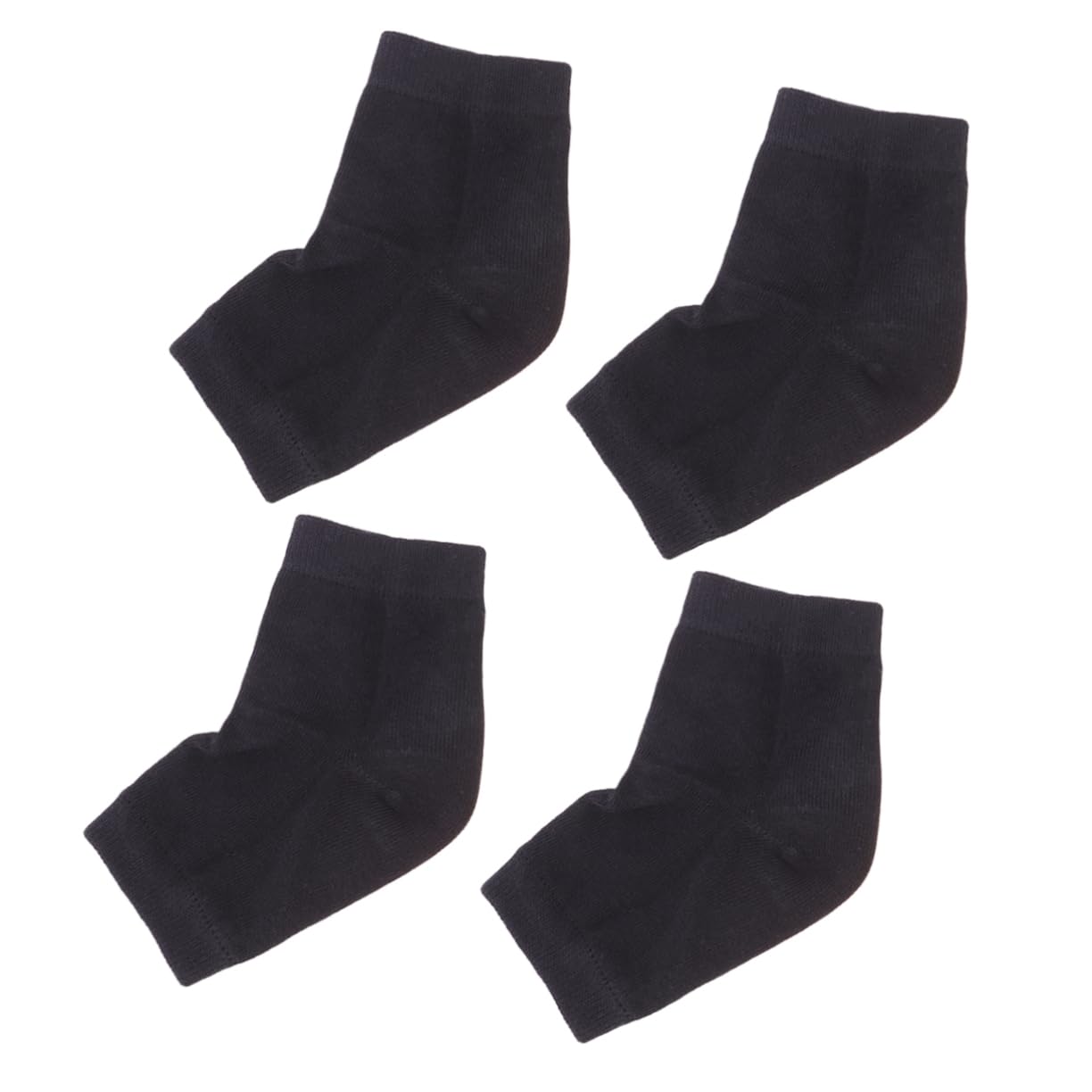 Housoutil 3sets Ankle Socks Gel Moisturizing Heel Socks Prevent Cracks Soft Polyester-Cotton Fabric 2pairs*3