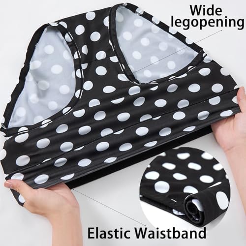 Image of Women's Underwear Plus Size XL-6XL Panties Briefs High Waist Rose Floral Print 6 Pack Undies