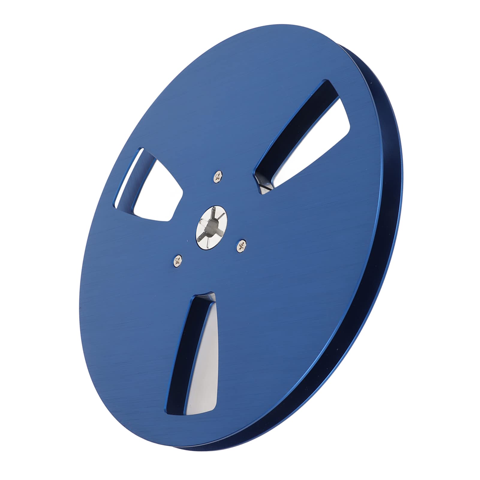 Leere Bandspule, 7 Zoll Offene Spule, Audio-Aluminium-Aufwickelspule, Recorder, Zubehör, Öffnungsmaschine, Teileöffner, Leere Platte für (Blau)