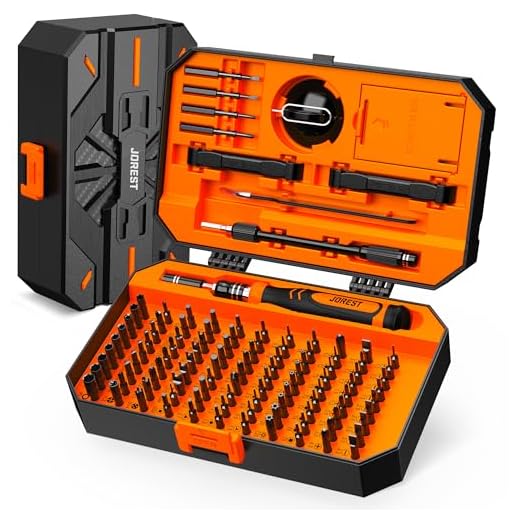 JOREST 115 in 1 Small Precision Screwdriver Set, Tool Gifts for Men Dad Him, Magnetic Repair Tool Kit for PC, Laptop, Tablet, iPhone, Macbook, Jewelers, PS5, Xbox, Switch, Game Console, Door &Chair