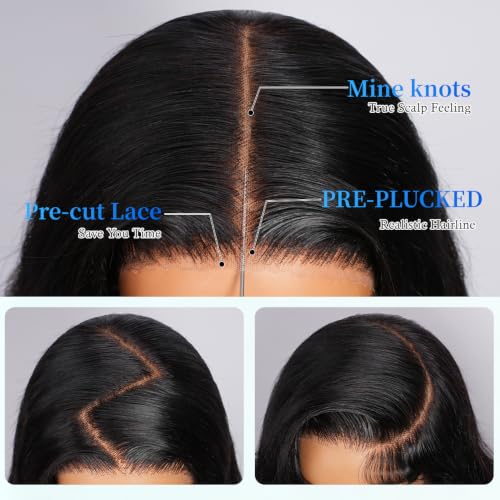 250 Density 13x6 Body Wave Lace Front Wig 28" — Drawstring