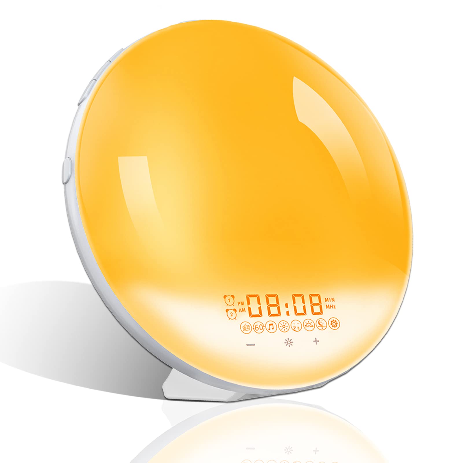 Buy Prisame Ideal Gift for Kids/Heavy ersWake Up Light Sunrise Alarm Clock, with Aid, Dual