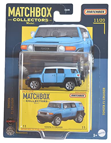 Matchbox Toyota FJ Cruiser escala 1:64 azul miniatura 1