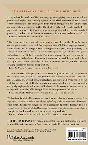 Exegetical Gems from Biblical Hebrew