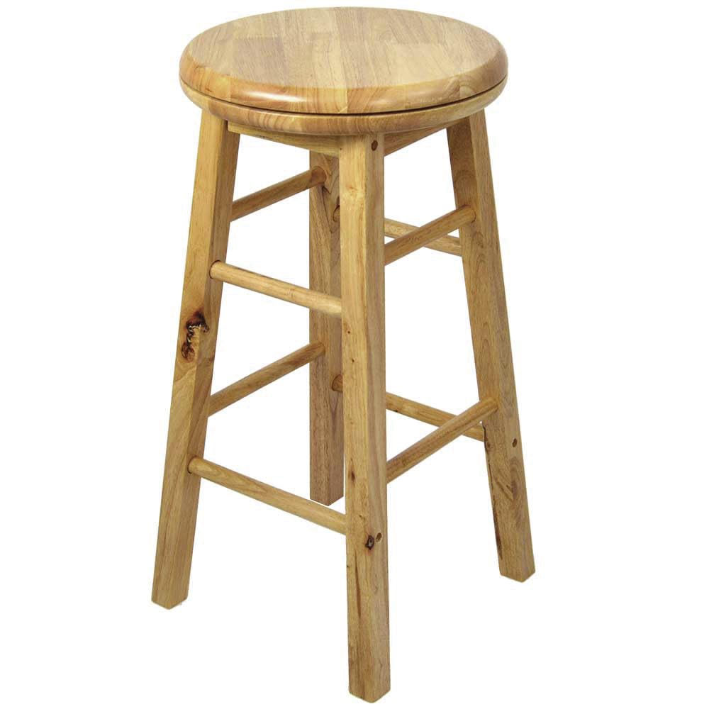 Chef Vida Revolving Breakfast Bar Stool Wooden Kitchen