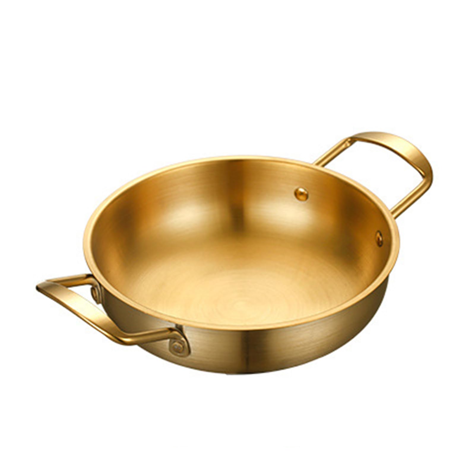 Olla coreana de cobre de 28 cm para preparar sopas calientes en familia