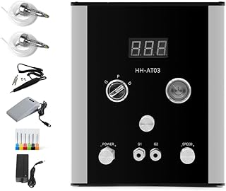 Katway AT03 Air-Free Dual-Head Impact Engraver (Black) for Professional Metalwork