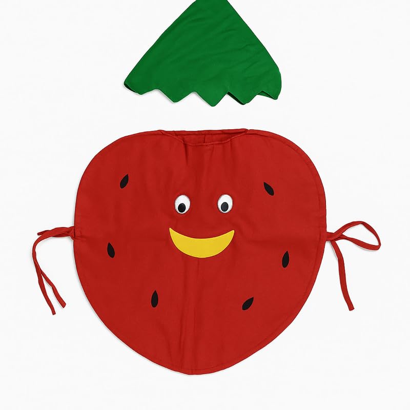 Image of FancyDressWale Fruit & Vegetable Fancy Dress Costume for Kids | Free Size 2-10 Years | School Fancy Dress, Stage Shows, Theme Parties