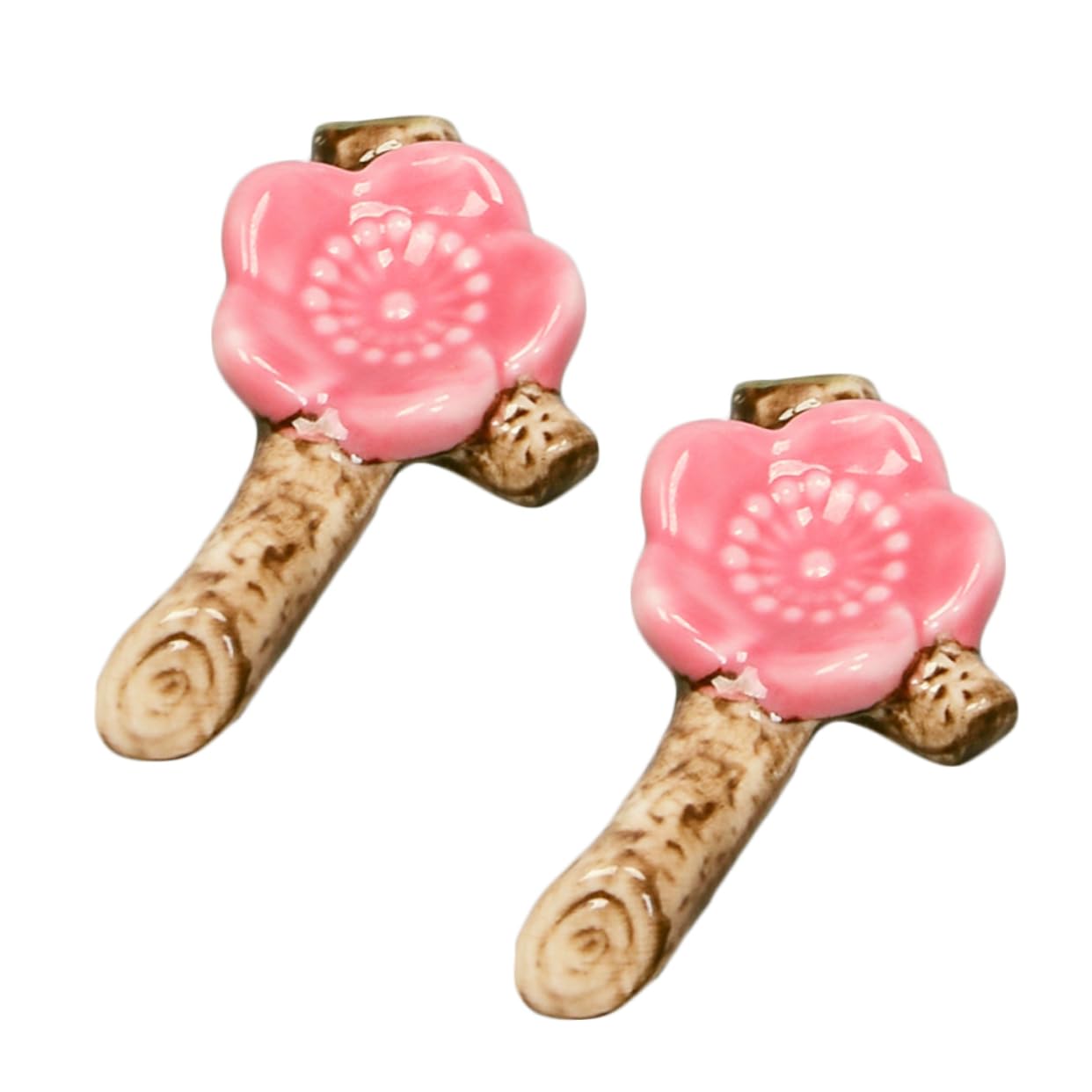MAGICLULU 3 Ensembles Oreiller Baguettes Repose-Baguettes en Cerise Porte-ustensiles Repose-cuillère Cerise Vaisselle Supports À Ustensiles Porte-Baguettes Rouge 6 Pièces * 3