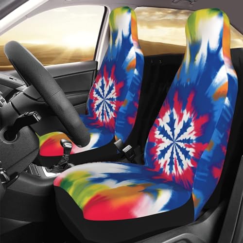 Housse de siège de voiture lot de 2 protections élastiques et lavables universelles