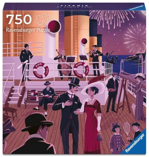 Ravensburger Puzzle 12001544 - Titanic - Art & Soul - Puzle de 750 Piezas para Adultos y niños a Partir de 12 años