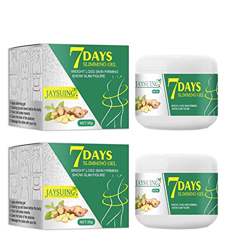 2pcs Organi Ginge S_limming Hot Cream,7 Days Ginger S_limming Cream, Tummy Ginger,Natural Ingeredients Cream