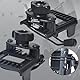 HYS Universal 17mm Kugelkopf Basis Walkie-Talkie Halterung für Auto, Schnellspanner einstellbare Halterung Kompatibel für Baofeng Quansheng Motorola Handfunkgerät mit Gürtelclip (17mm Kugelkopf Basis)
