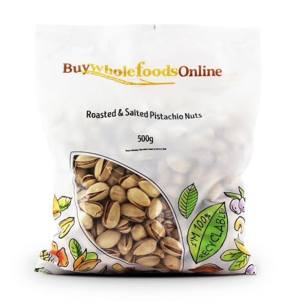 Buy Whole Foods Pistachio Nuts Roasted and Salted (500g)